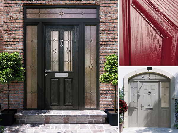 The different elements of a composite door